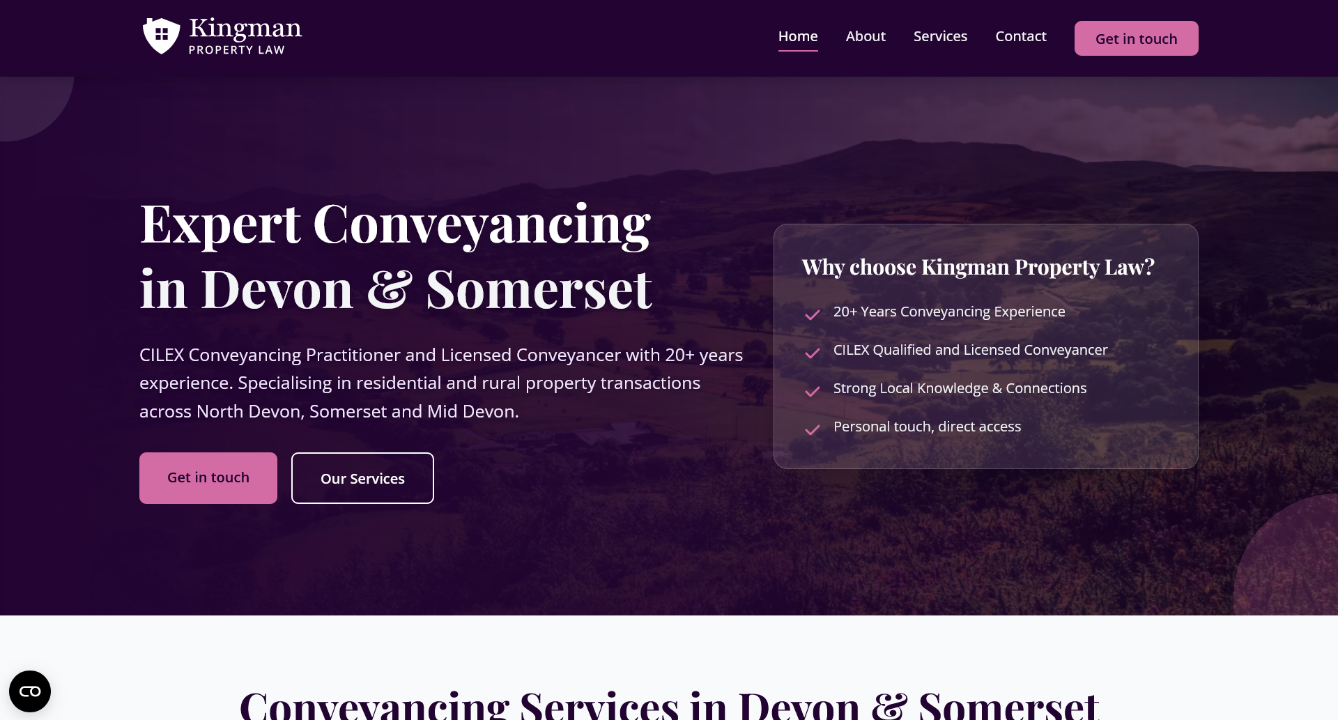 Kingman Law website